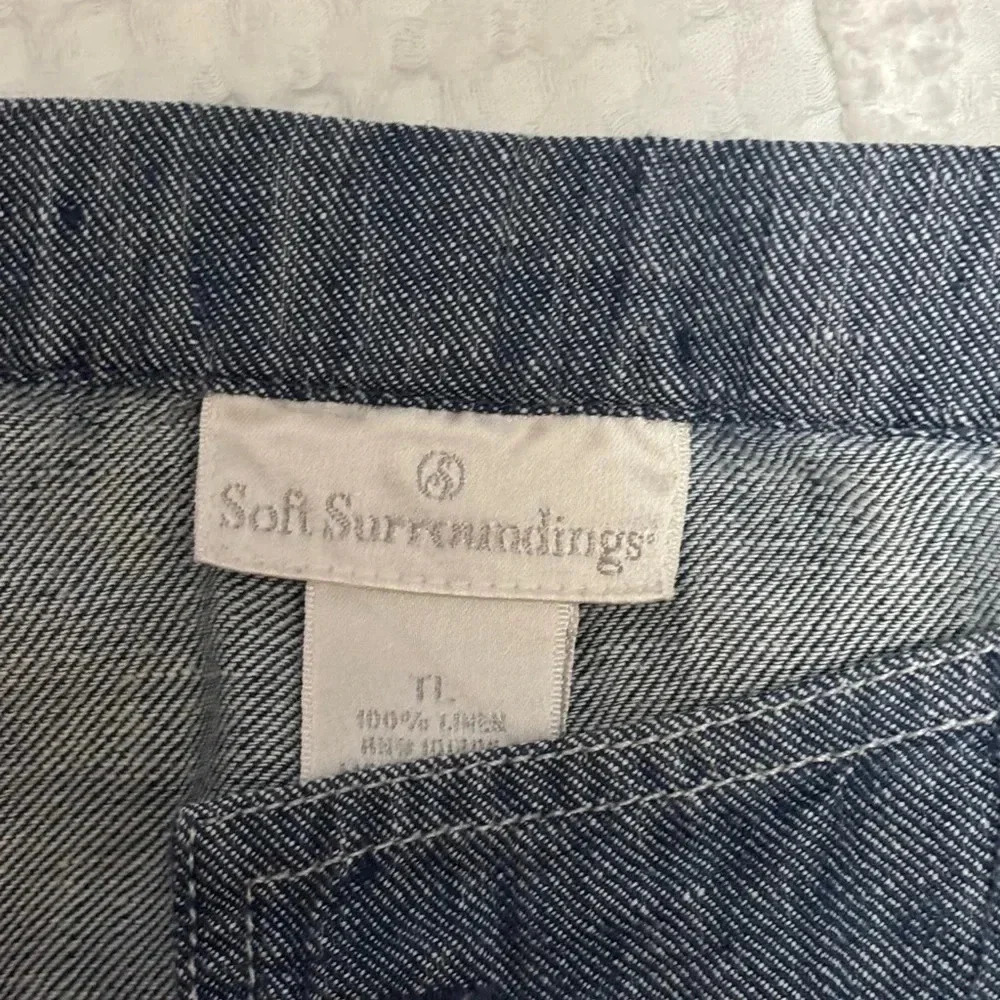 Soft Surroundings tall linen pants.   Smoke free home. - Picture 8 of 8